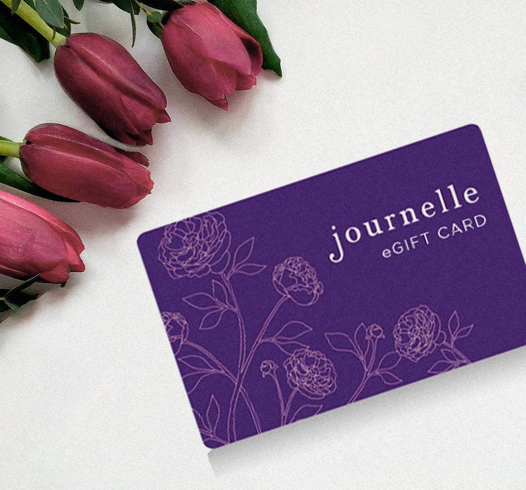 Journelle giftcard with flowers