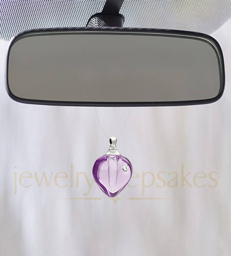 Magic Heart Glass Reflection Pendant