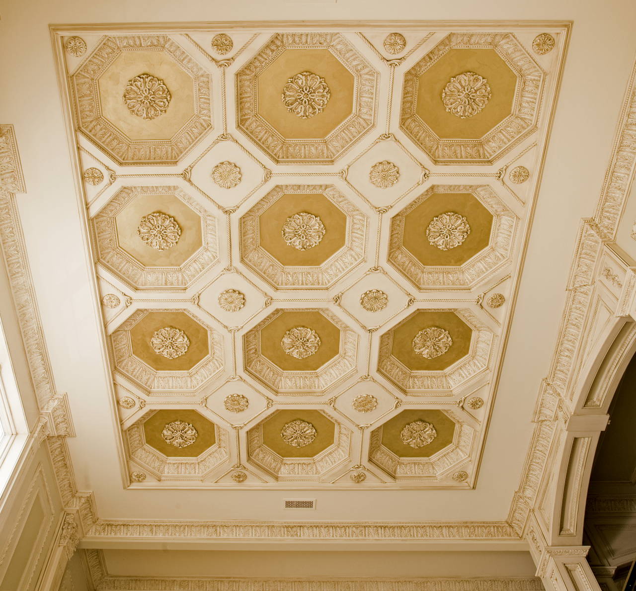 White River Coffered Ceiling