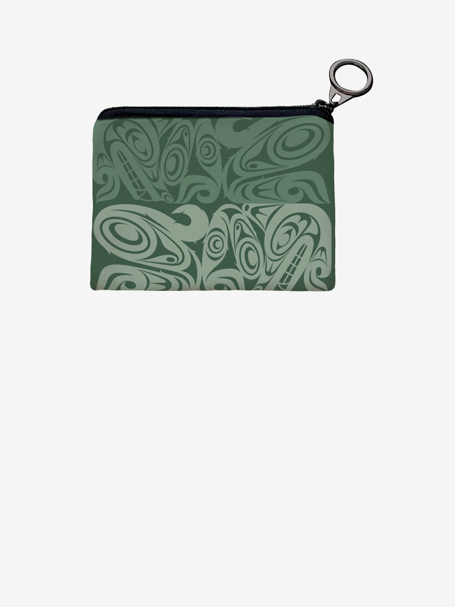 Urban Wolf Coin Purse by Maynard Johnny Jr.