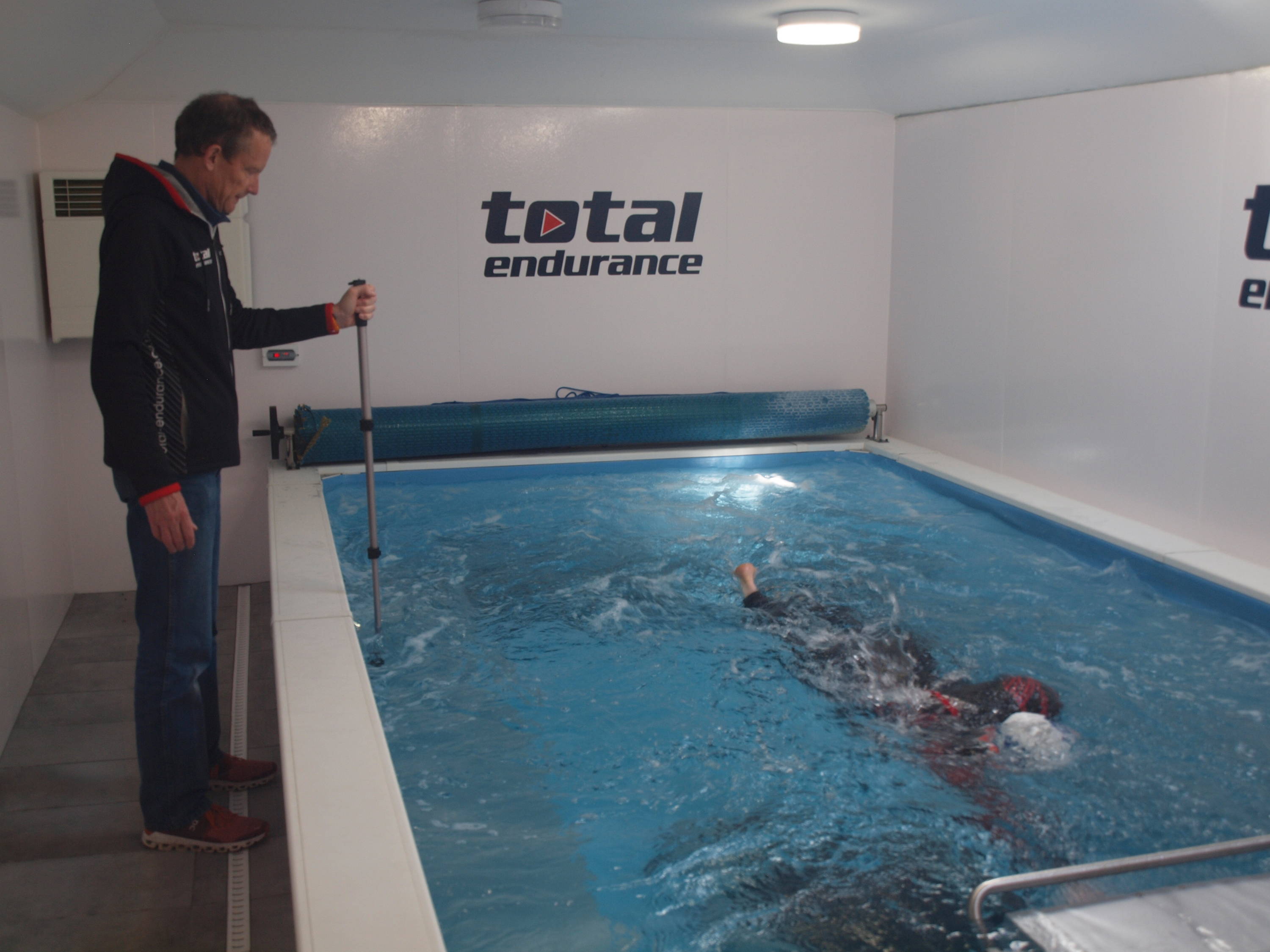 Swim video analysis at Total Endurance 
