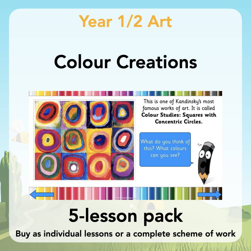 Year 1 Curriculum - Colour Creations