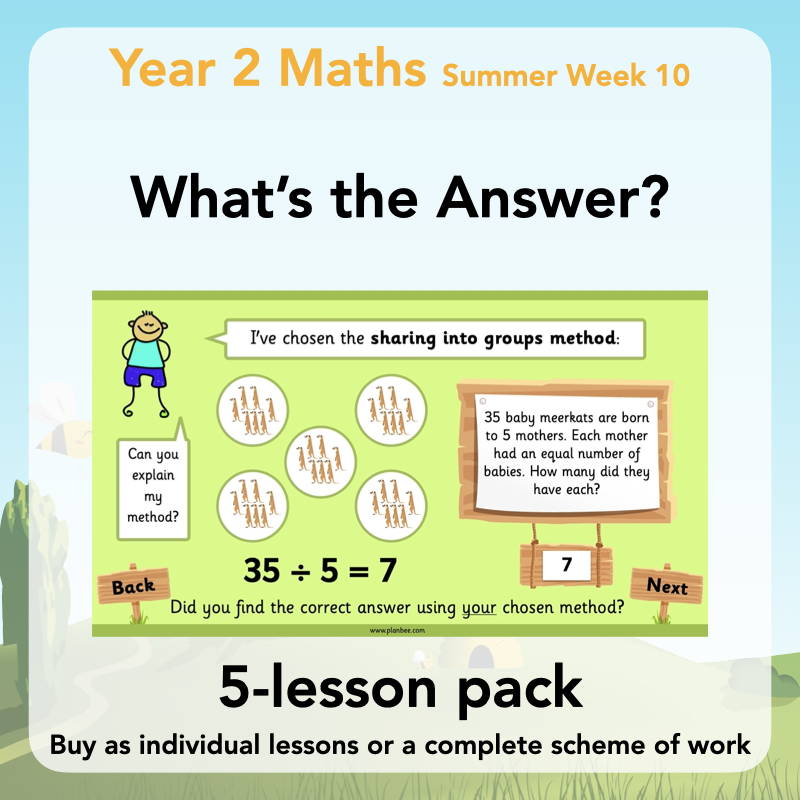 Year 2 Maths Curriculum - What's the answer?