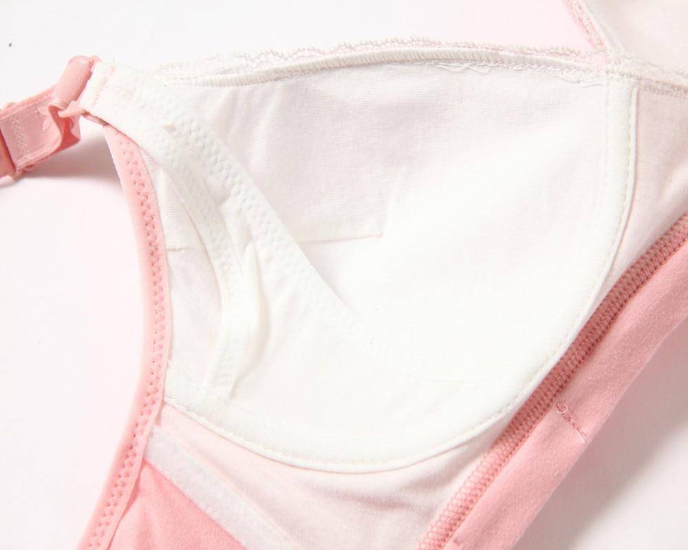 White Bra Straps Bra Tie Mam XL Tube Comfy Bra Size 24 Pink Bra