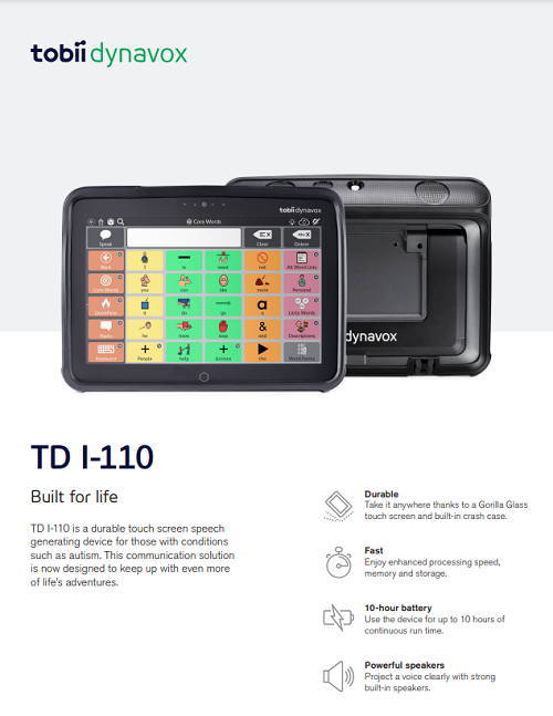 TD I-110 PI Sheet