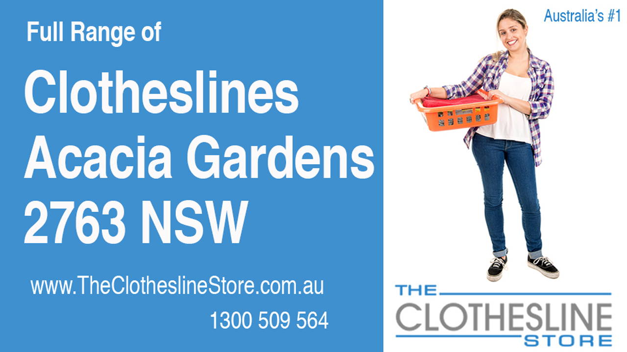 New Clotheslines in Acacia Gardens 2763 NSW