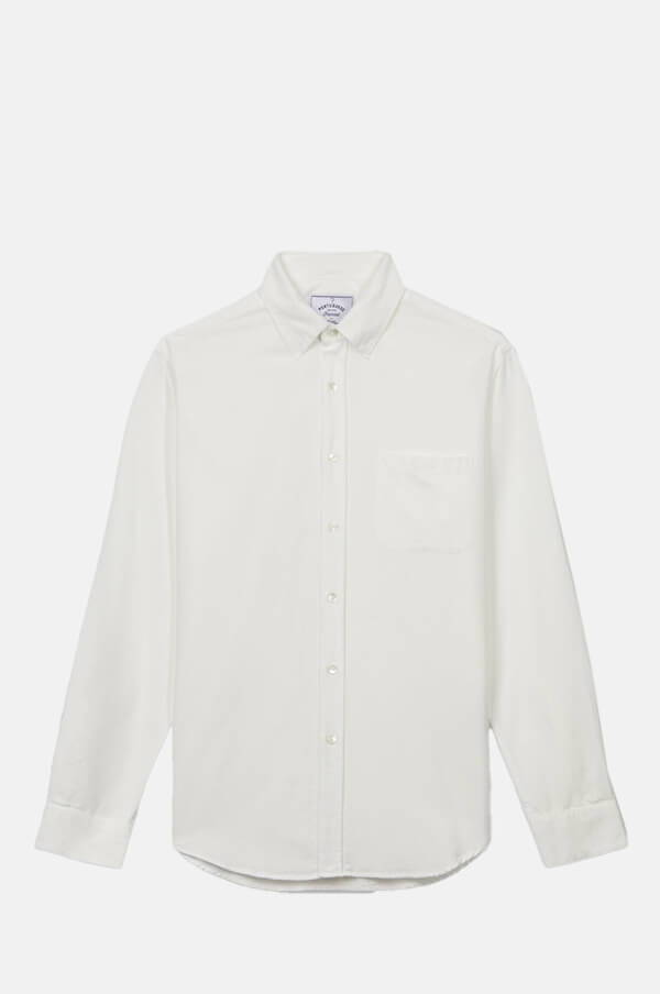 The Portuguese Flannel Belavista Shirt in Off White.