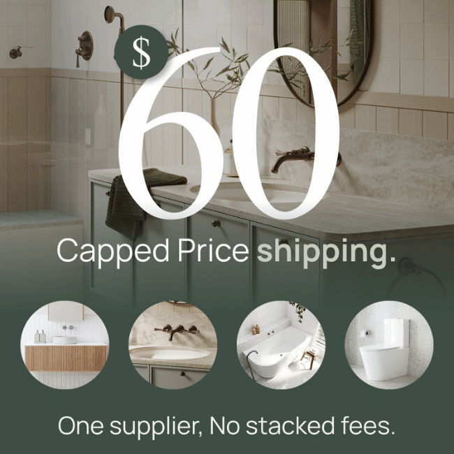 $60 Capped Price shipping. One supplier. No stacked fees.
