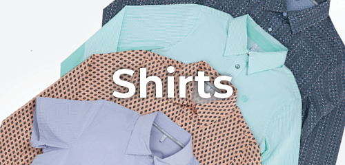 Colorful shirts arranged with the word 