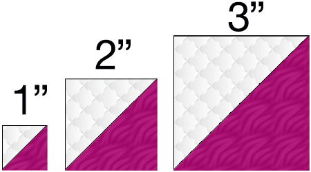Triangle Squares - Guidelines4Quilting