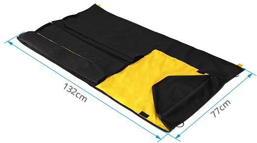 Proaim Cube Bag for Lighting Gel Filter Rolls | For Camera Assistants, Grips & Photographers
