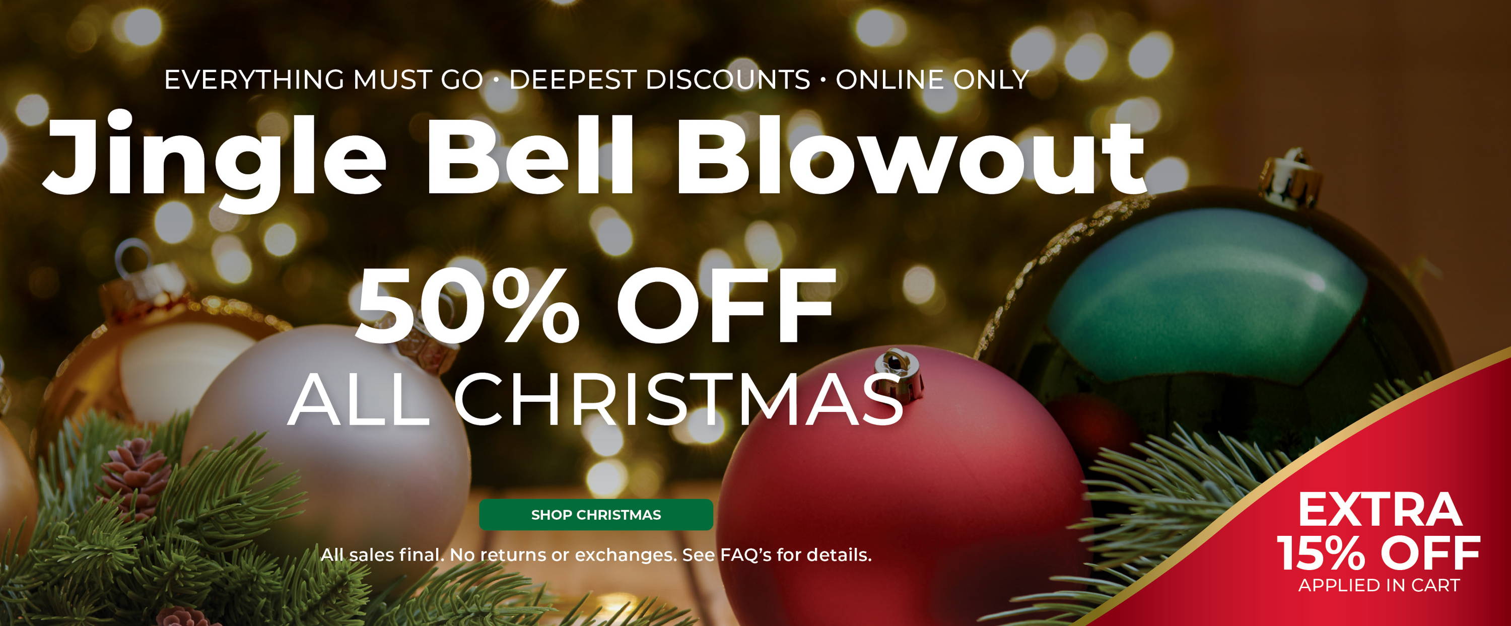 Holiday Sale