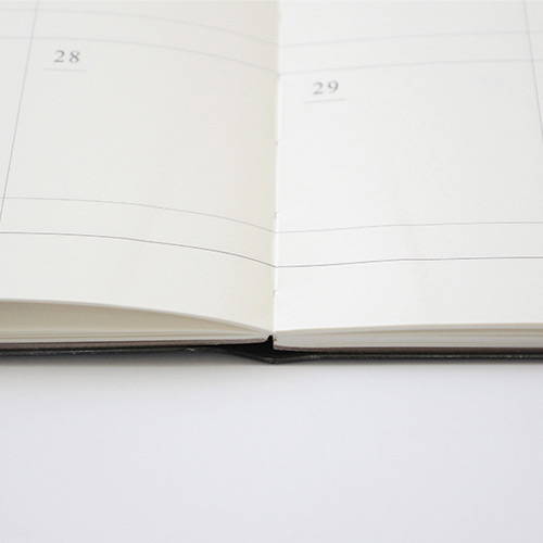 Opens flat - 2020 Official large dated monthly planner scheduler
