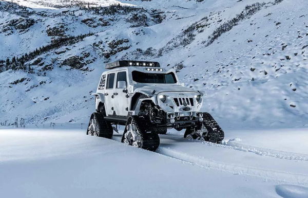 Snow Jeep JKU