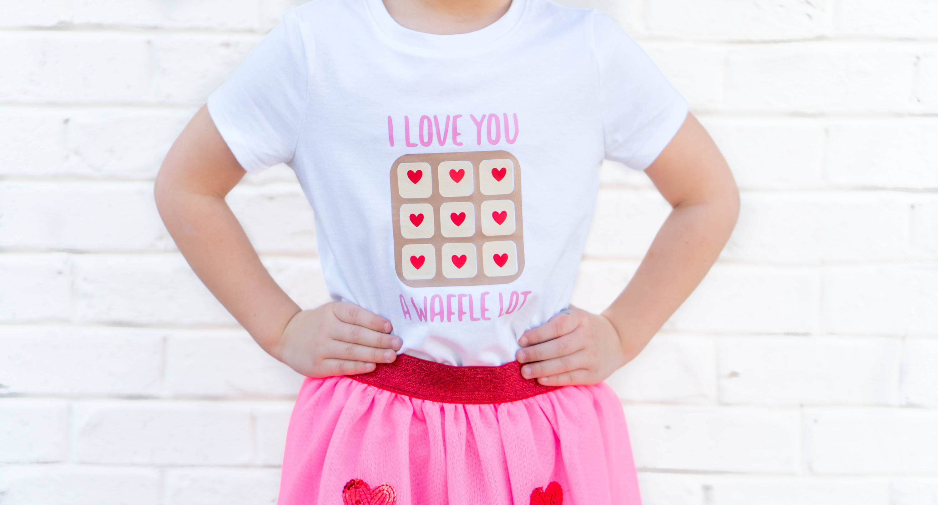 DIY Valentine's Day Shirt For Kids Using Heat Transfer Vinyl