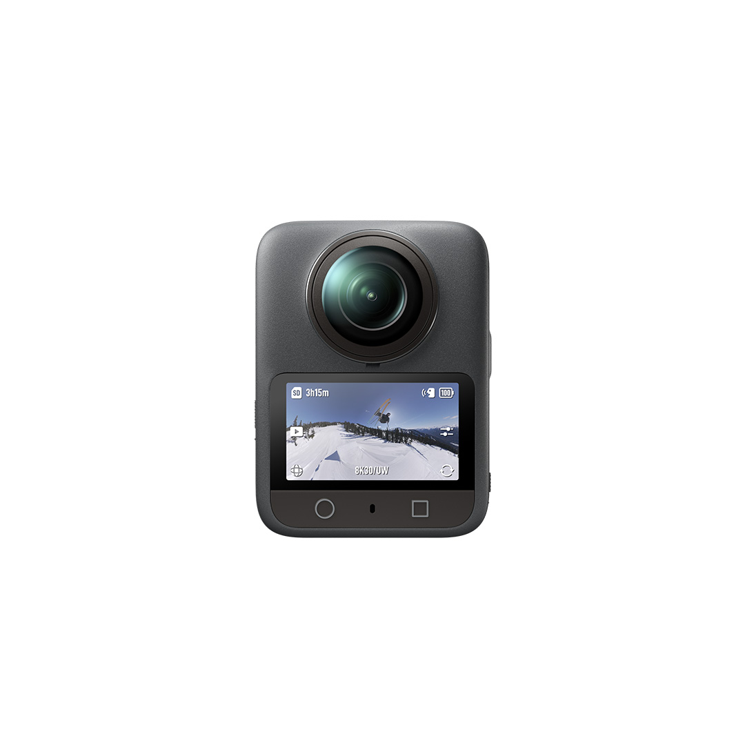 A DJI Osmo 360 II against a white background