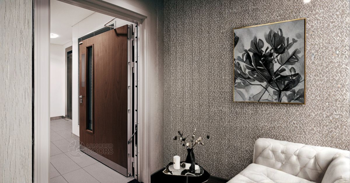 Armored Door inside a building