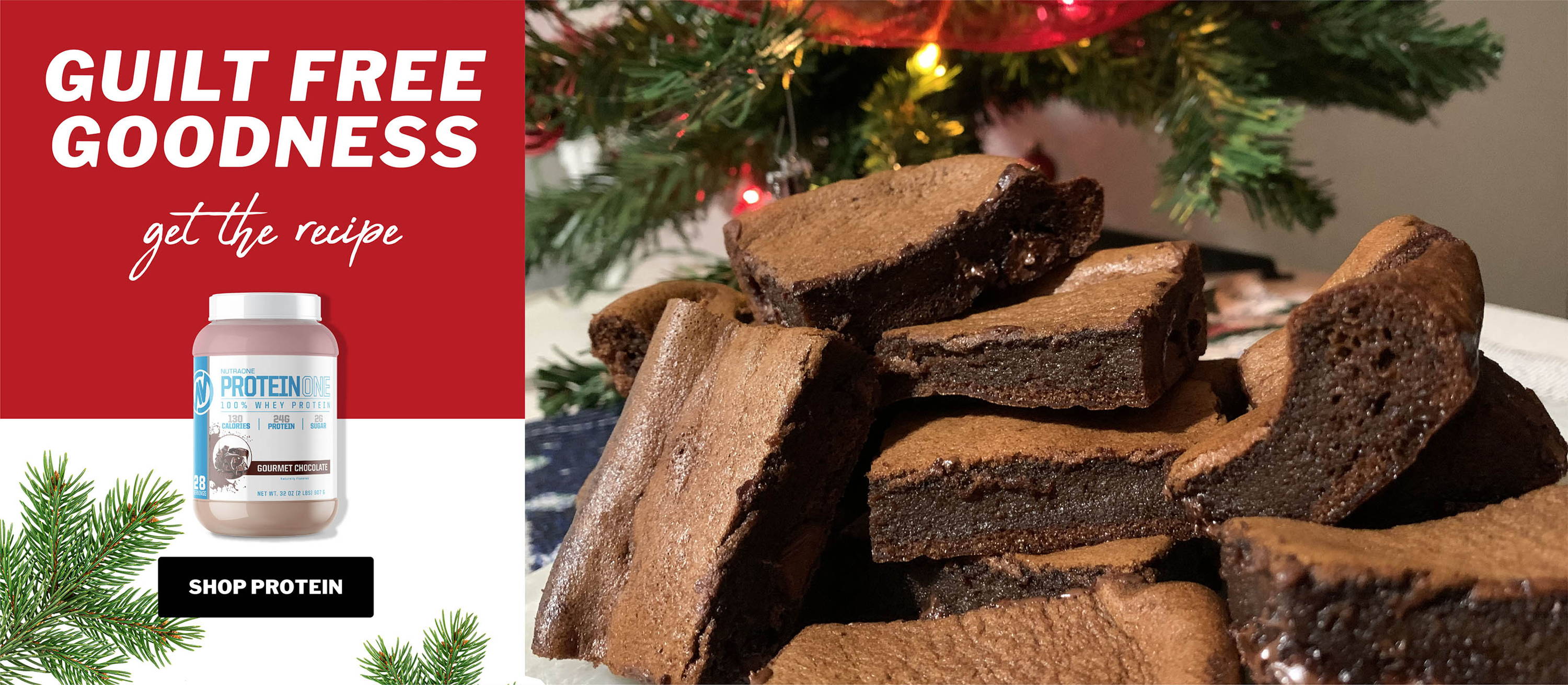 Protein Peppermint Brownies - Shop Protein
