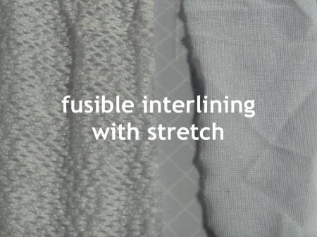 Fusible Interlining with Stretch