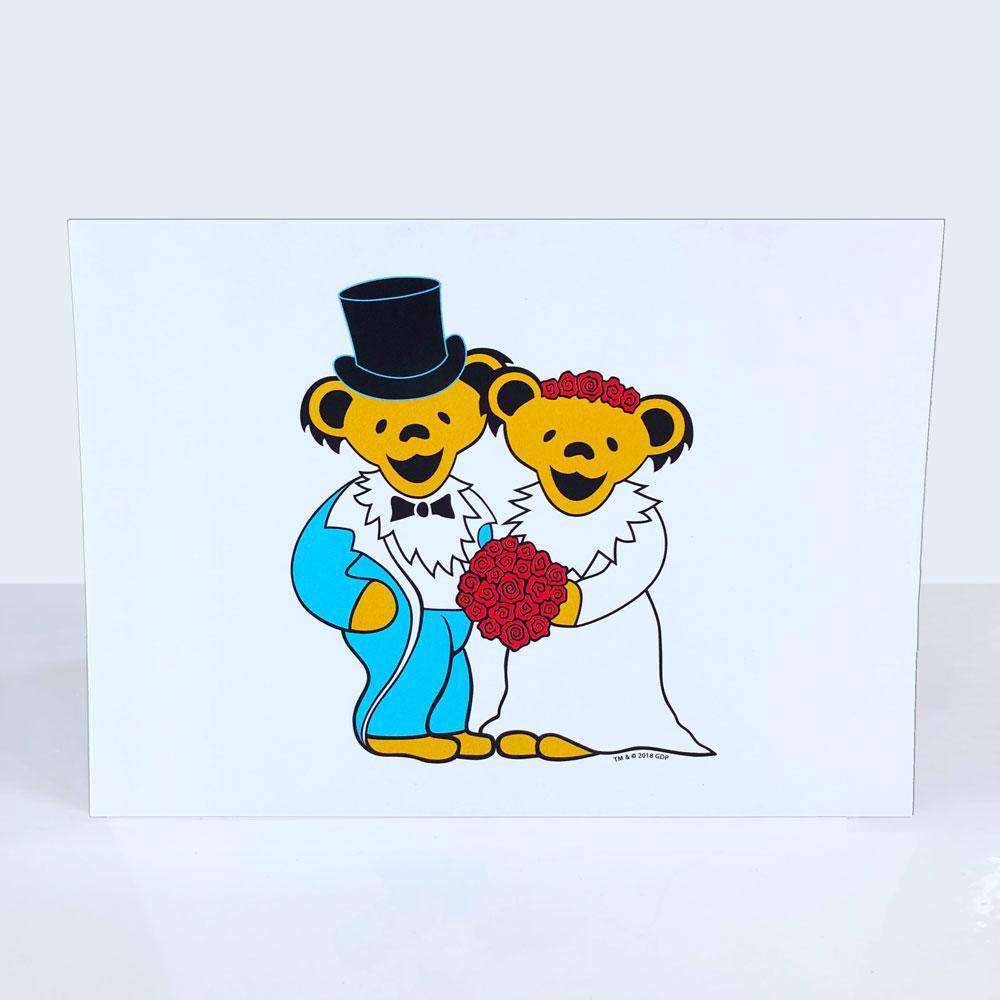 Grateful Dead Wedding Bears Card