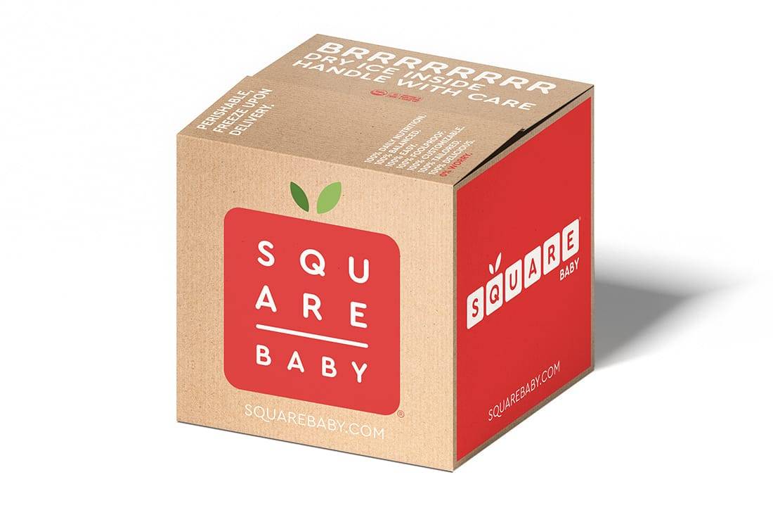 Square Baby Meal Box