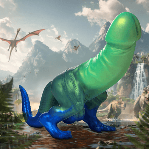 Dinosaur monster fetish dildo