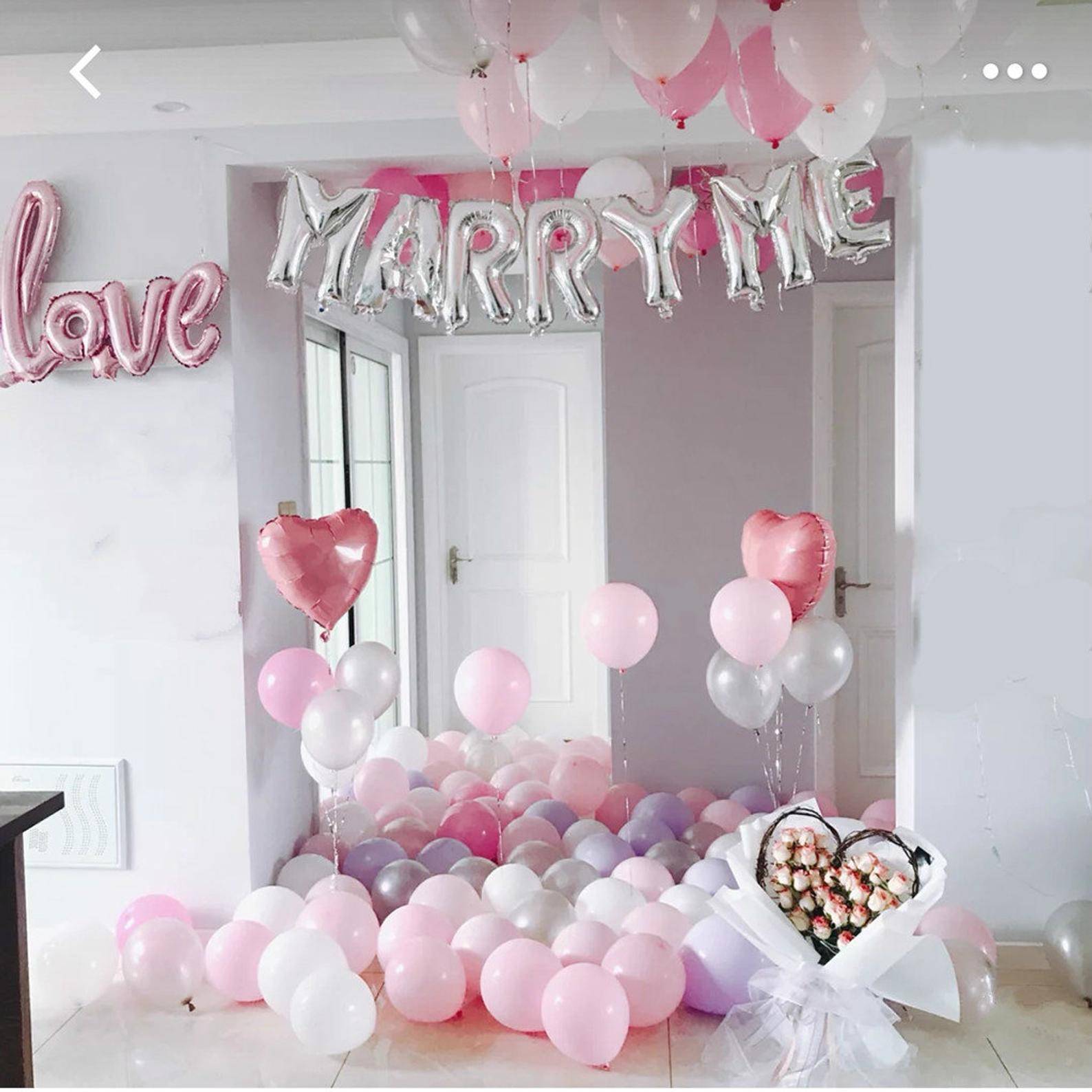 Marriage Proposal Decorations Balloons 