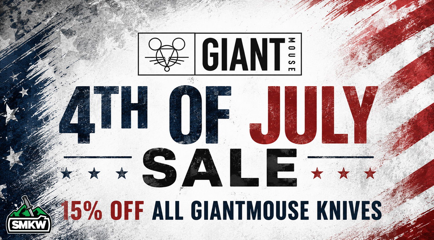 Giant Mouse 4th of July Sale: 15% off all Giant Mouse knives.
