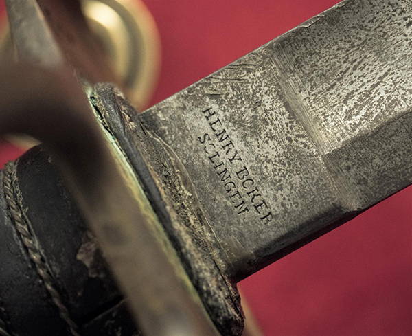 antique boker sword from Solingen, Germany