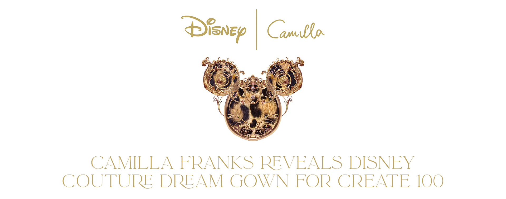 Camilla Franks reveals Disney couture dream gown for Create 100