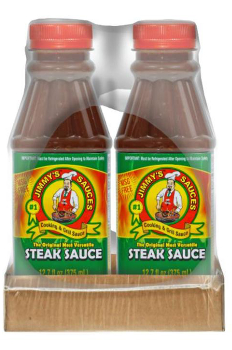 2 bottle pack of Jimmy's Steak Sauce - wet marinade