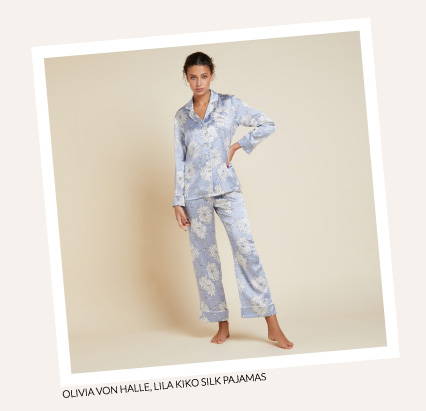 Olivia von Halle Lila Kiko Silk Pajamas