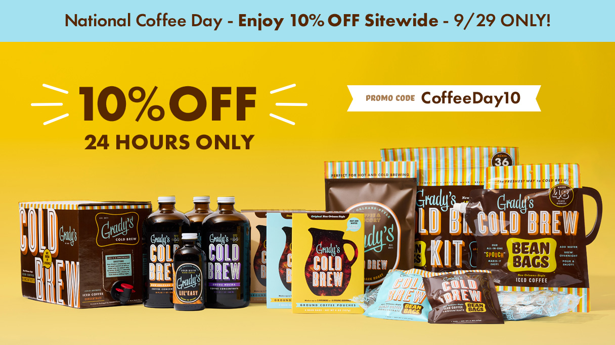 Grady's Cold Brew National Coffee Day