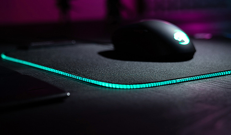 ROCCAT Sense Aimo XXL Ultra-wide RGB Illumination Gaming Mousepad for sale online 