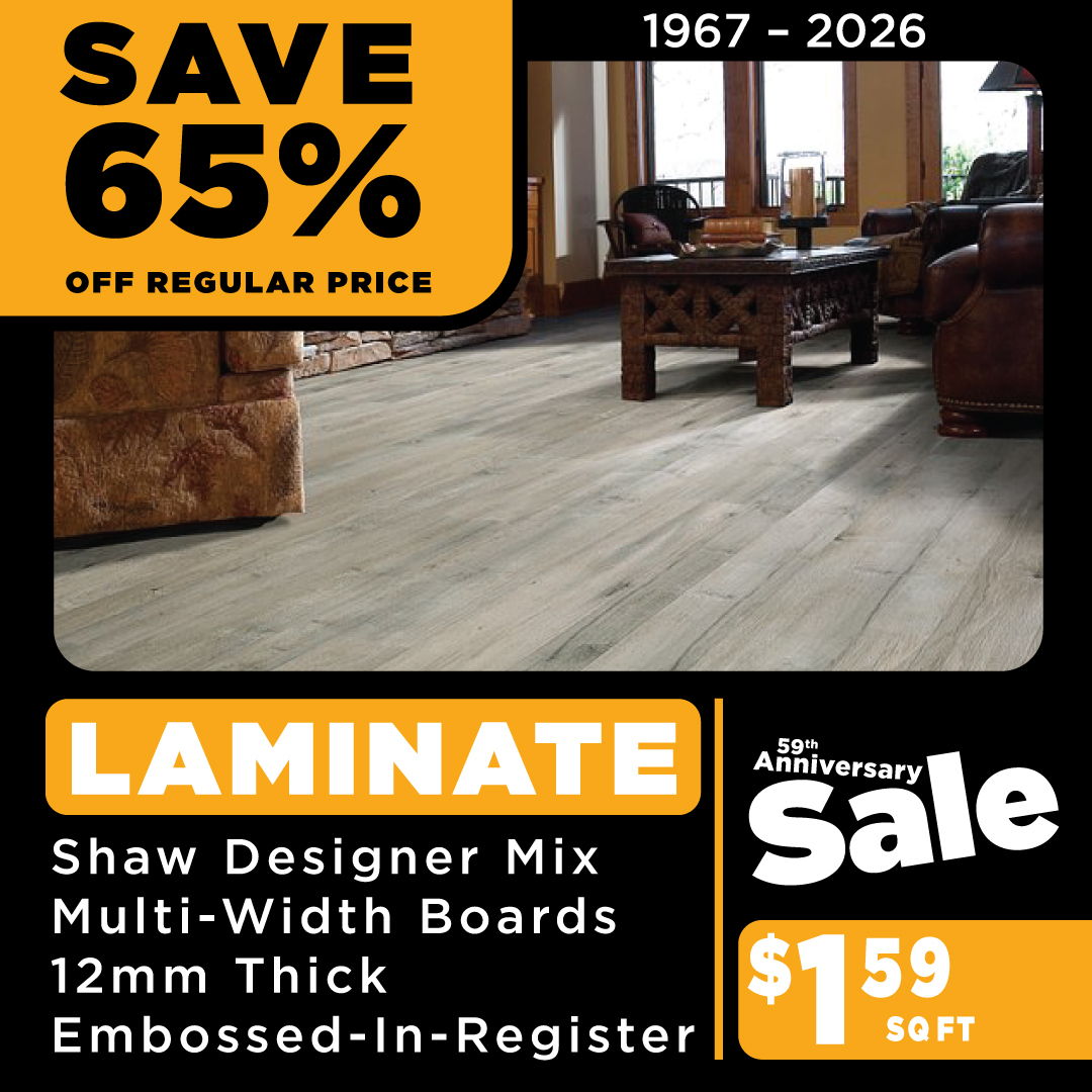 anniversary sale shaw laminate