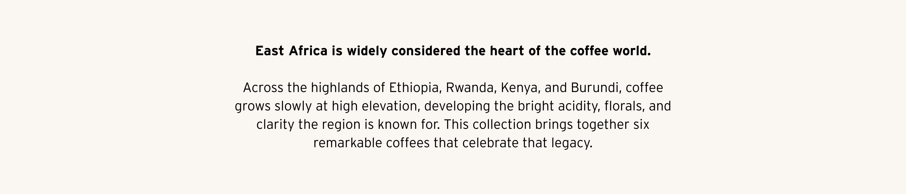49th Parallel Coffee | East African Coffees