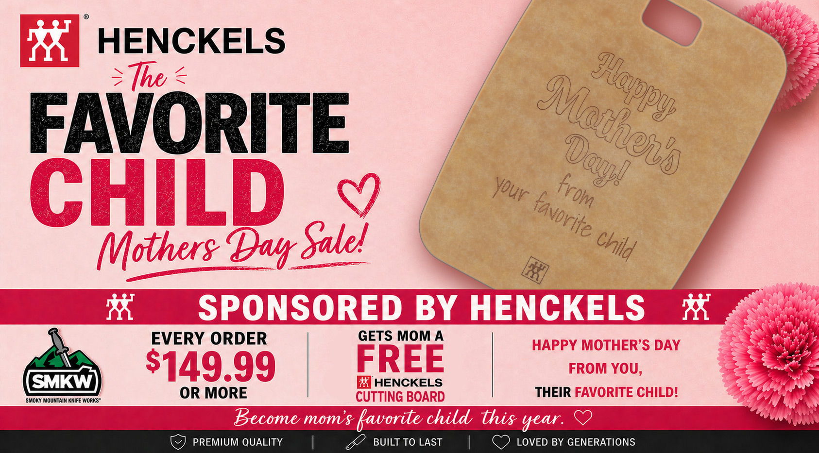 Henckels Mother's Day Sale, 