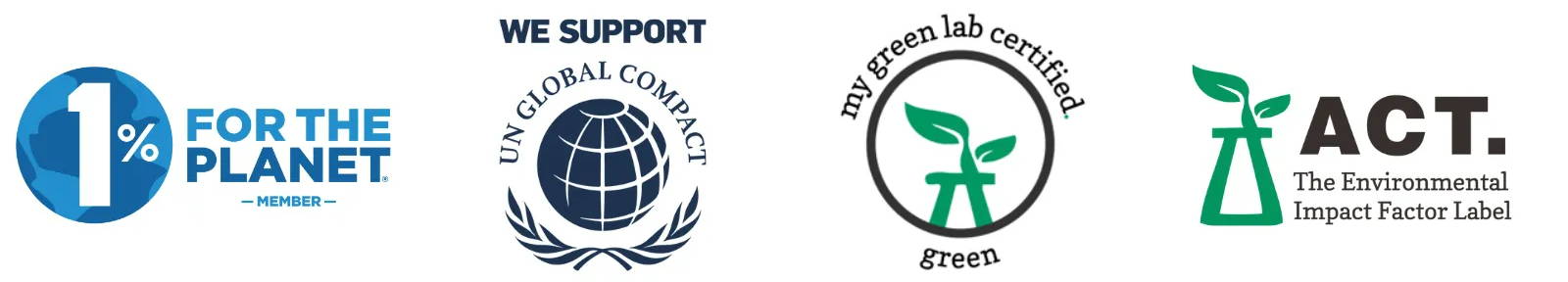 Future Fields is a green-certified lab with products that are ACT Label certified. Future Fields supports the United Nations Global Compact and 1% for the Planet.