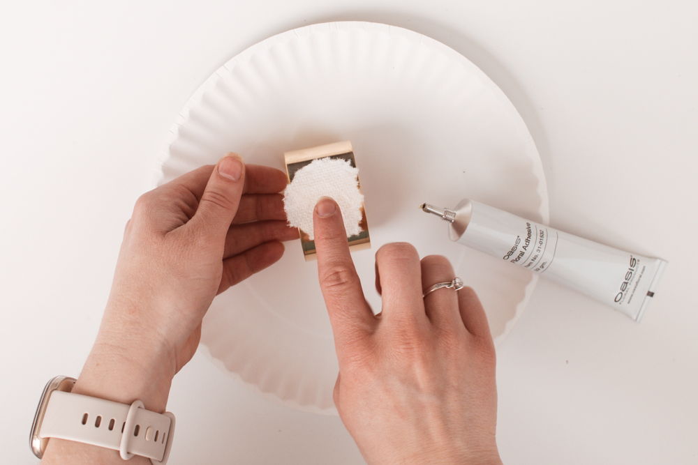 brass wrist corsage glue