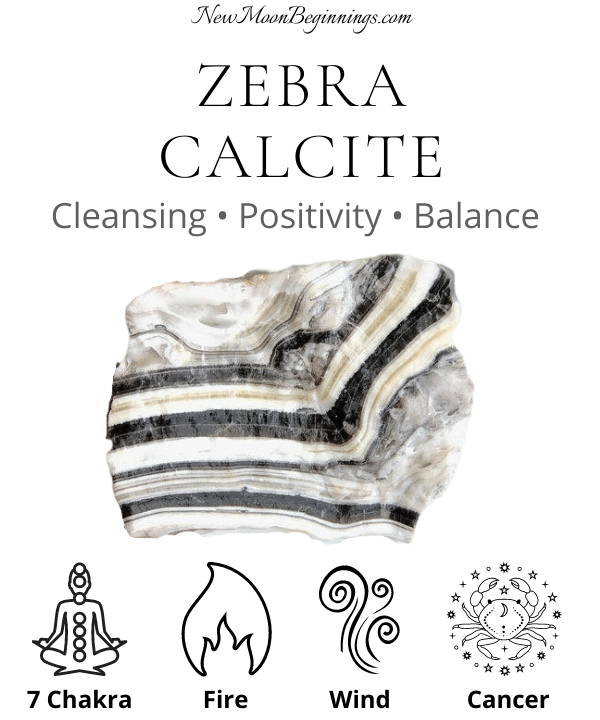 zebra calcite properties