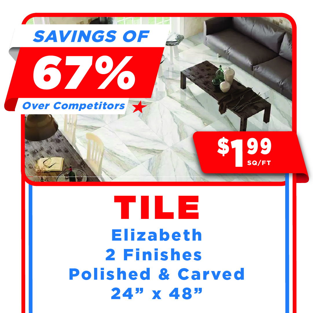 Elizabeth Tile July 4 Savings