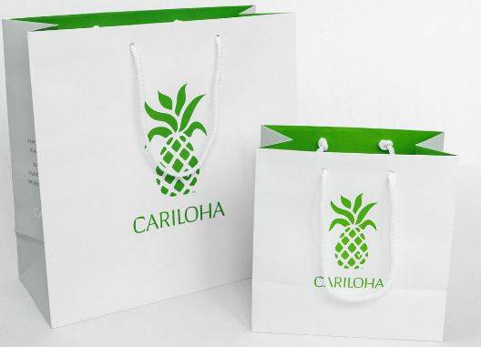 cariloha bamboo paper shopping bags