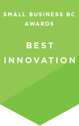 Cardero Clothing award for best innovation with Small Business BC