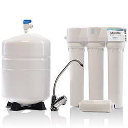 sistemas de filtro de água potável RO sob pia