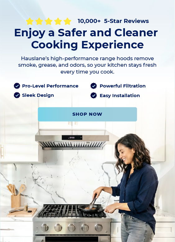 enjoy a safer and cleaner cooking expeirence