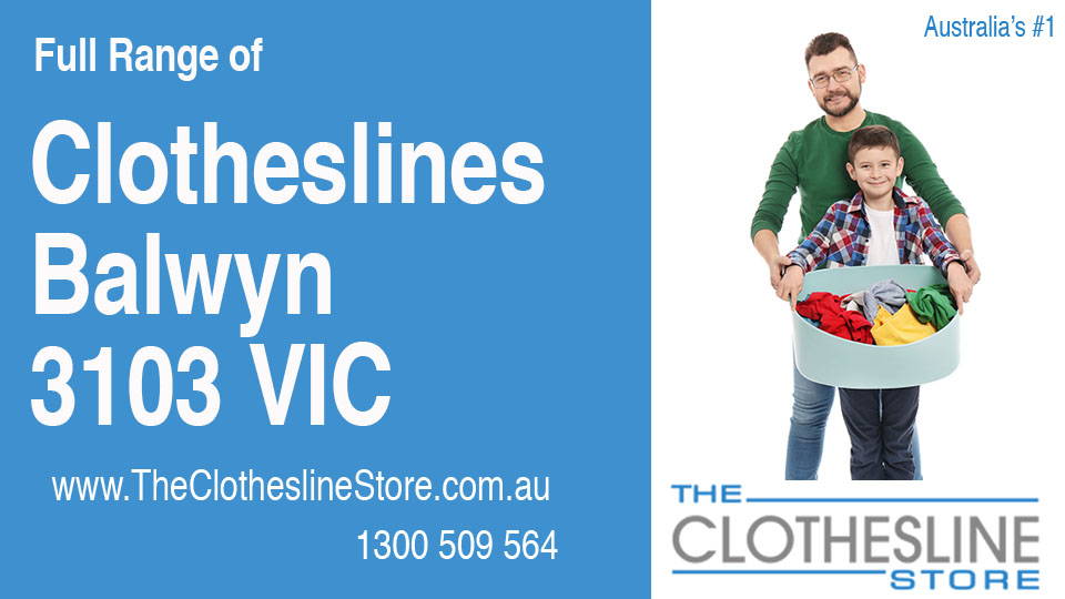 New Clotheslines in Balwyn Victoria 3103