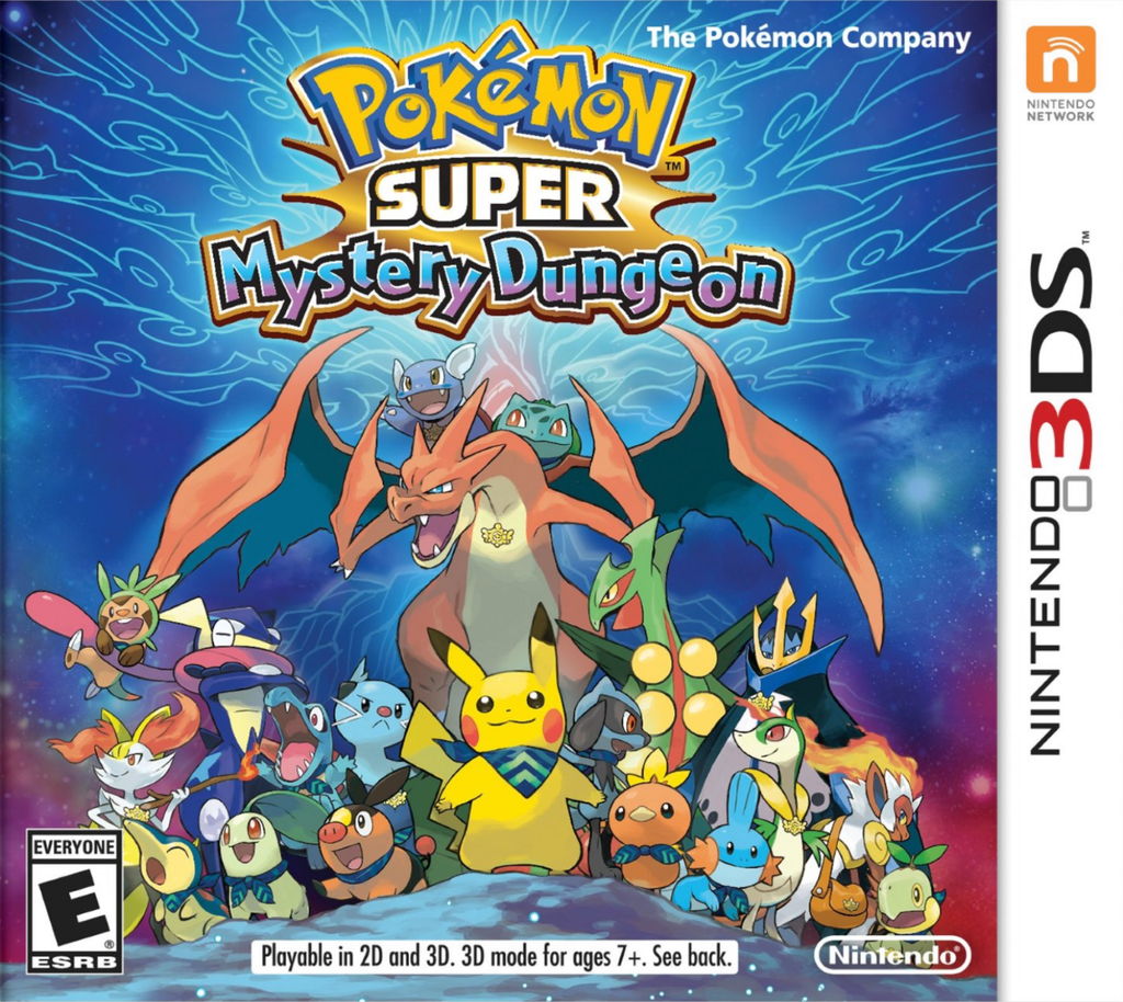 The box art of the game Pokémon Super Mystery Dungeon.