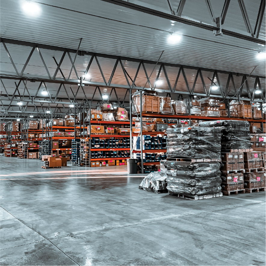 Warehouse in Dodge Center, MN.