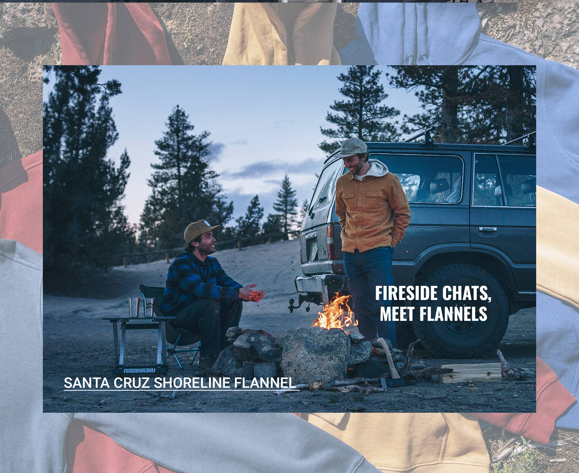 Fireside chats, meet flannels SANTA CRUZ SHORELINE FLANNEL 