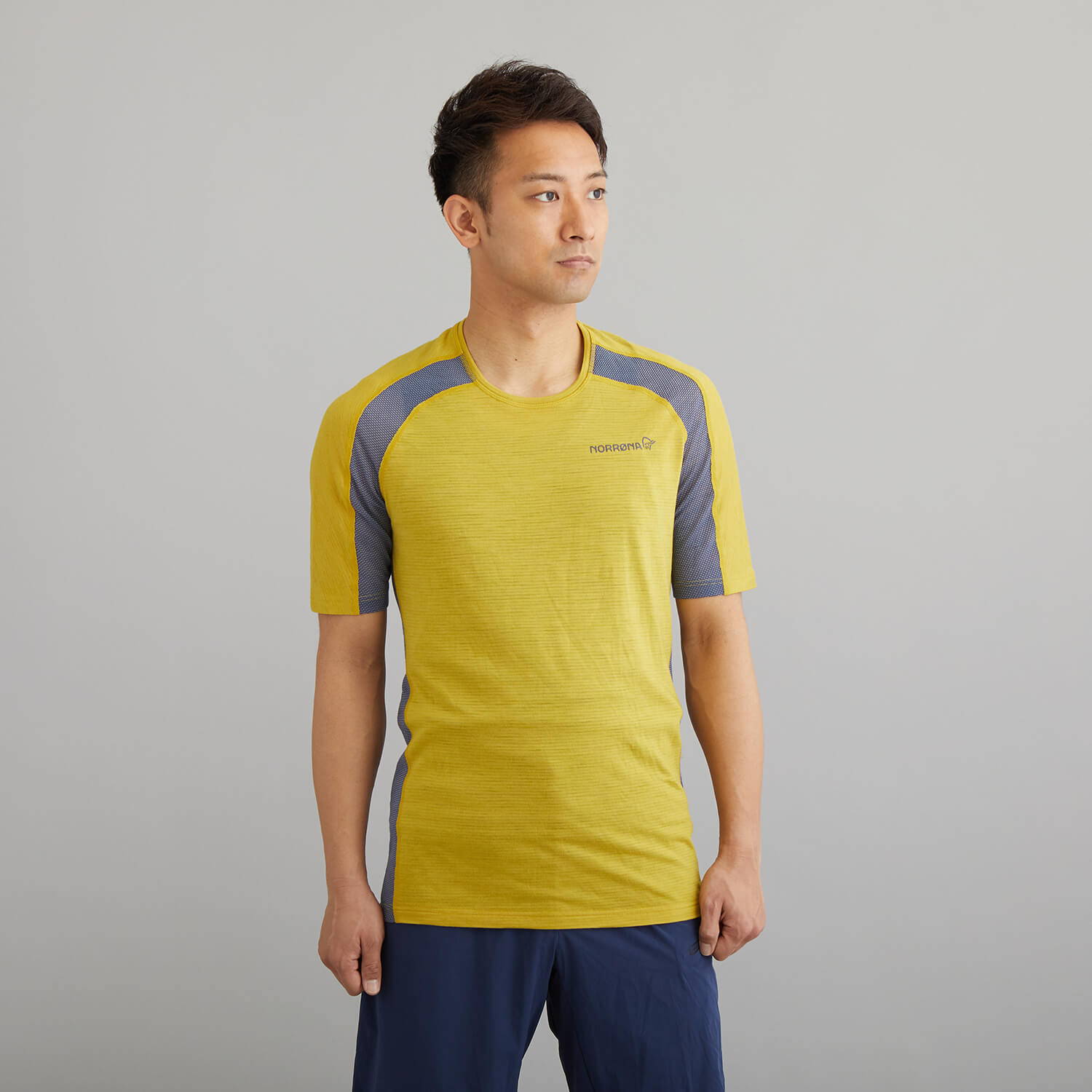 NORRONA（ノローナ）/ビティホーン ウールTシャツ/イエロー/MENS